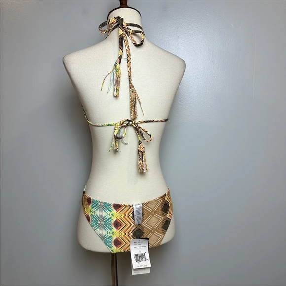 ⭐️NWT⭐️ RVCA "Yatzi" Boho Fringe one-piece swimsuit - Size: S - Picture 6 of 16